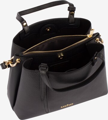 usha BLACK LABEL Handtasche 'Nowles' in Schwarz