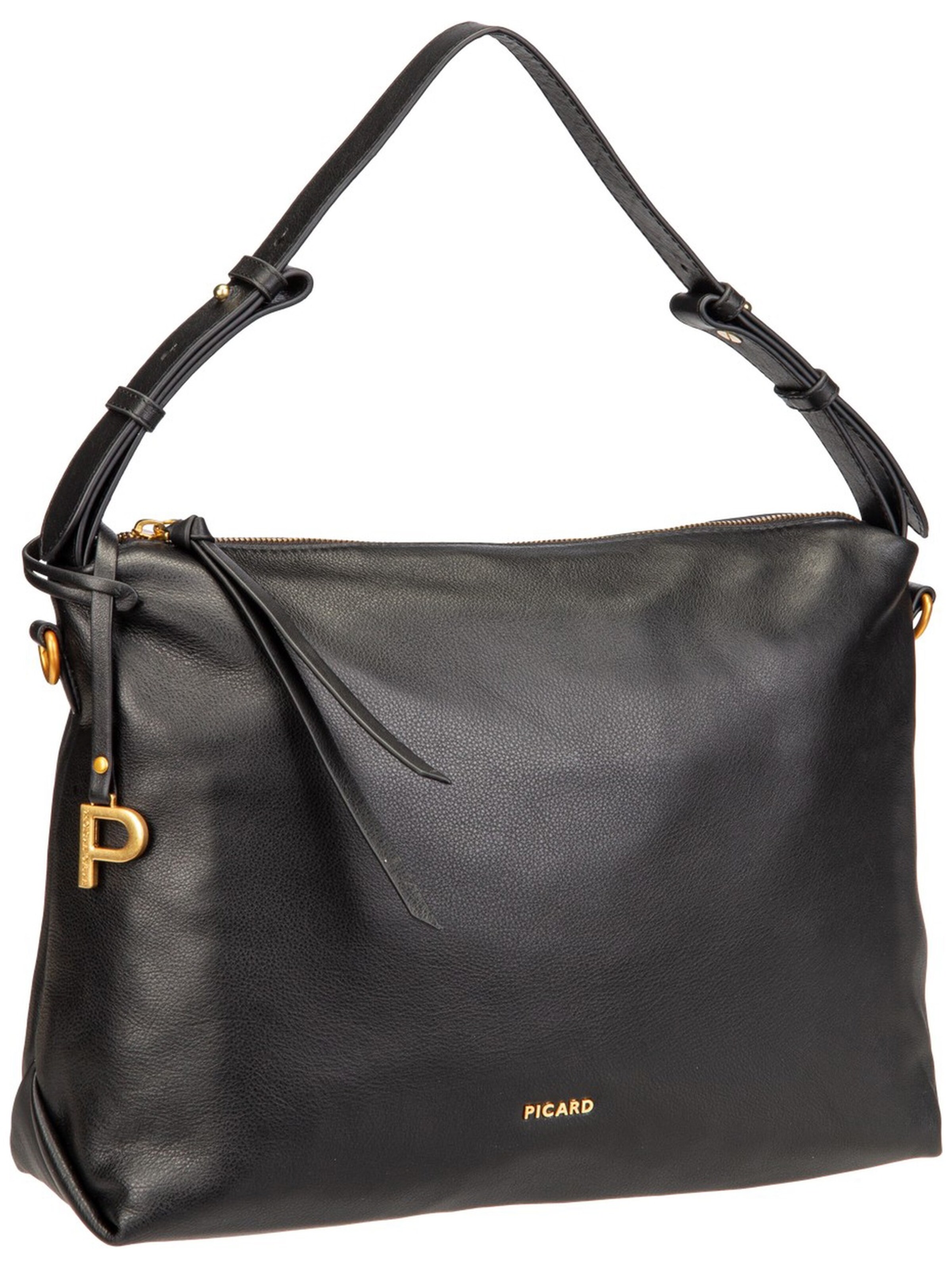 Picard Document Bag ' Valesca ' in Black: front