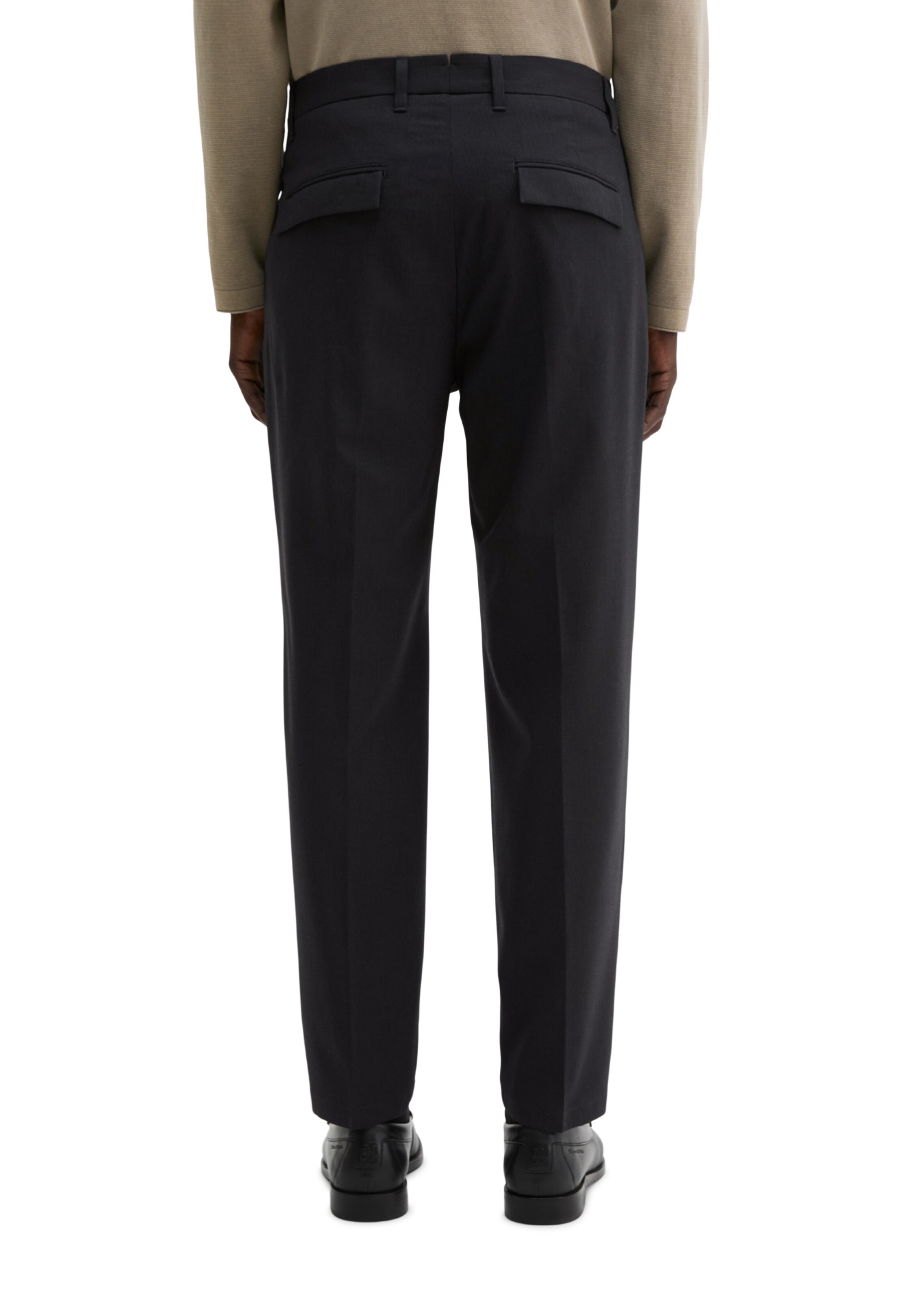 Marc O'Polo Loosefit Hose 'Belsbo' in Blau