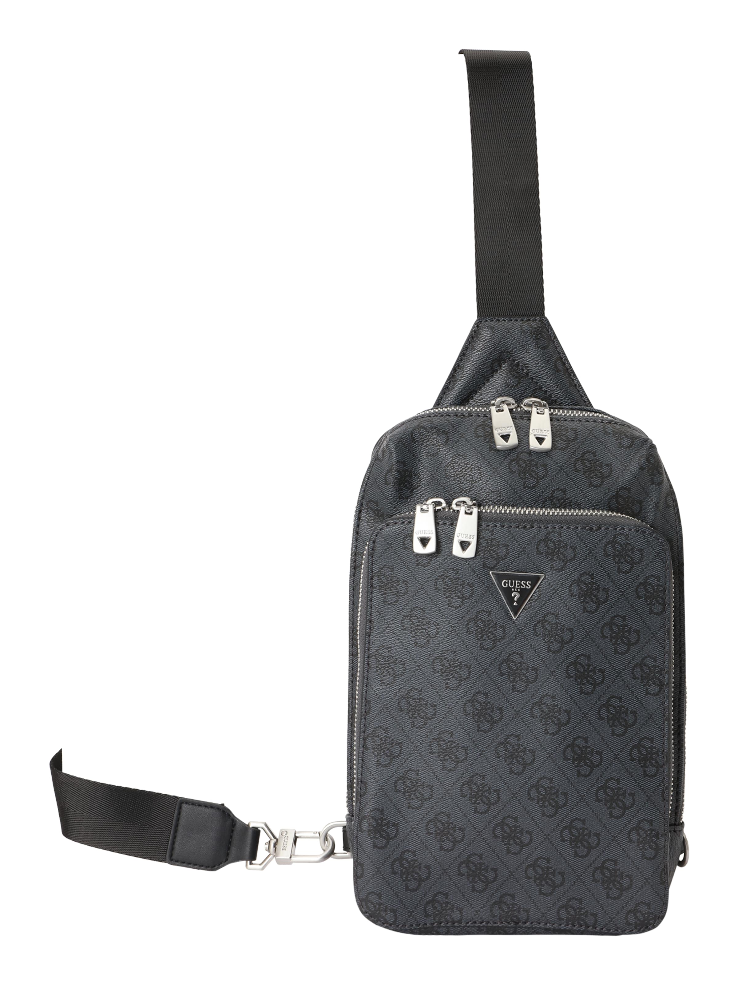 GUESS Rucksack 'MILANO CROSSOVER' in Schwarz: Vorderseite