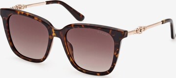 GUESS Sunglasses 'Sonne' in Brown: front