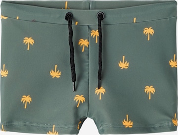 Shorts de bain 'Zigurt' NAME IT en vert : devant