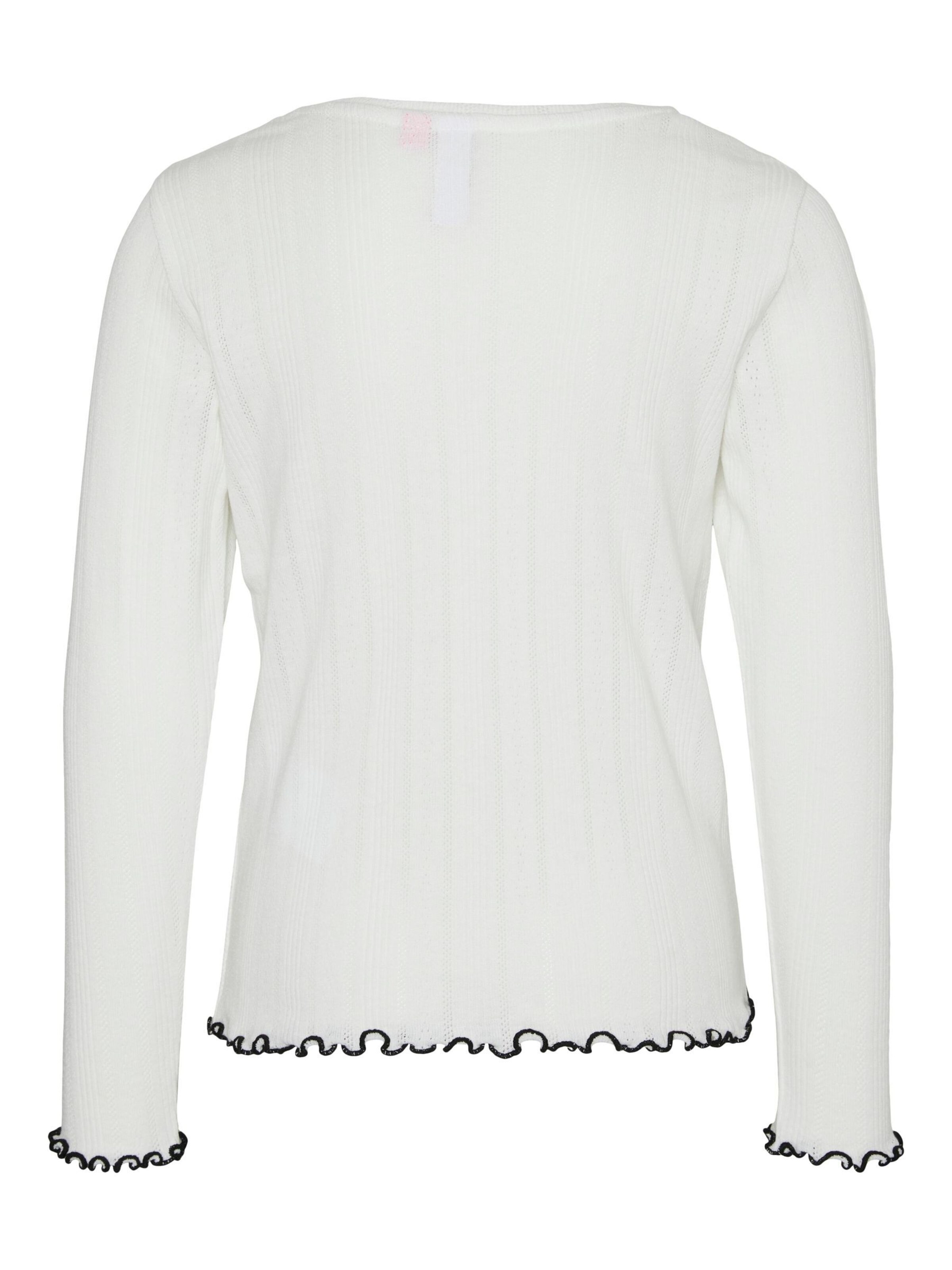 Vero Moda Girl Тениска 'VMJULIETTA' в бяло