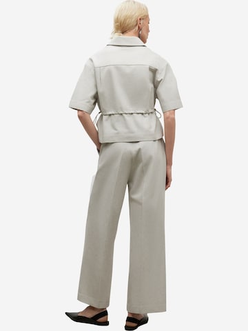 Adolfo Dominguez Regular Pleat-front trousers in Grey