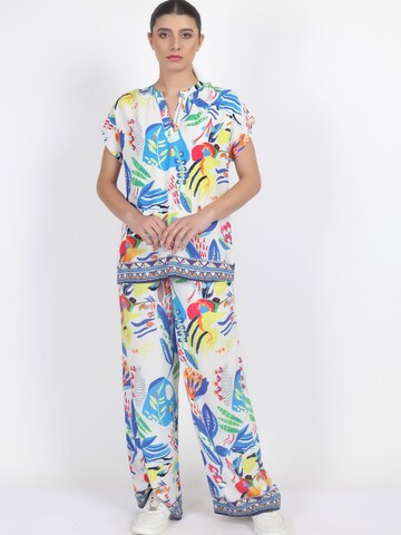 VICCI Germany Blusentop mit Tunikakragen in Mischfarben