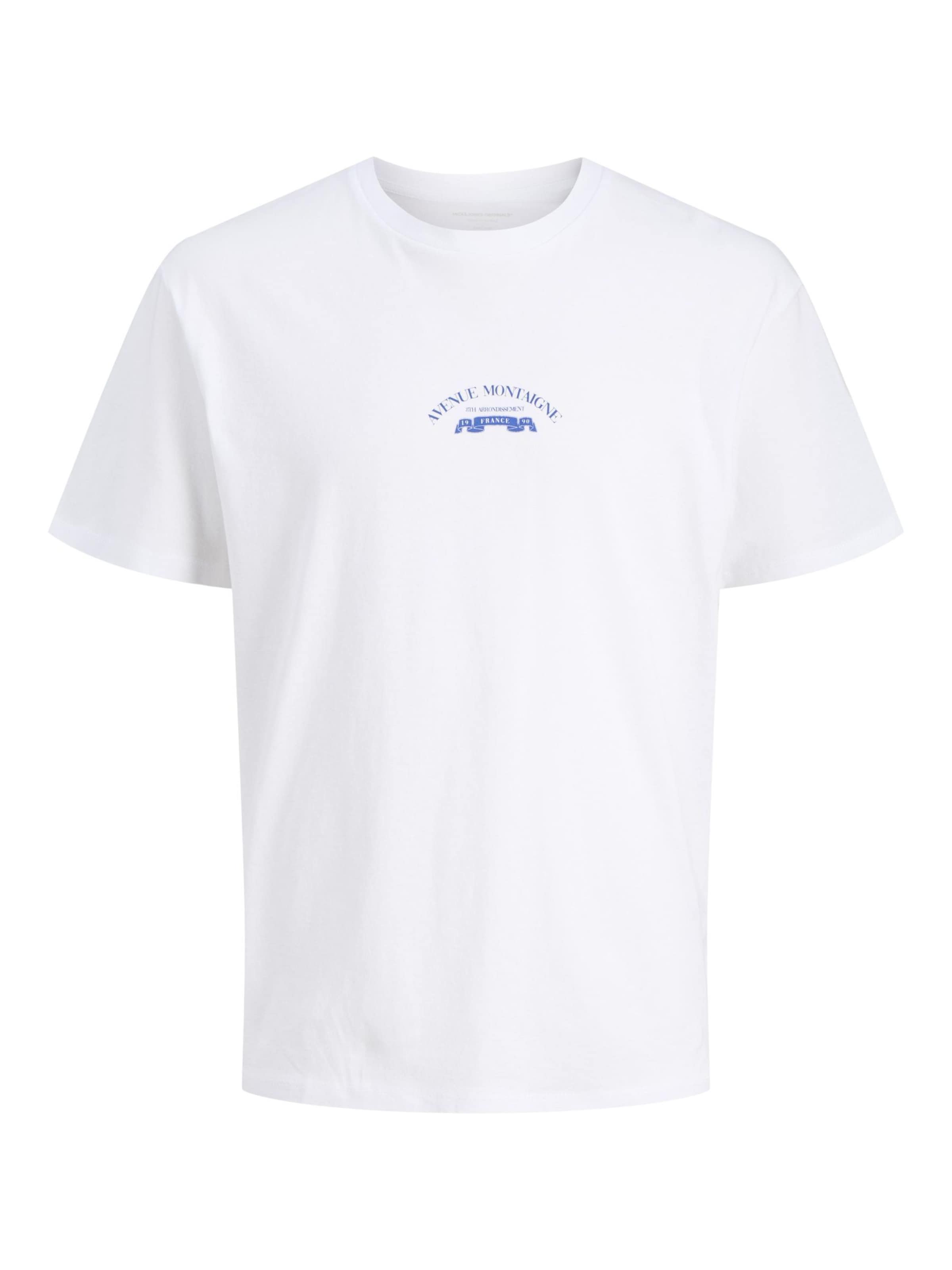 JACK & JONES Shirt in Wit: voorkant