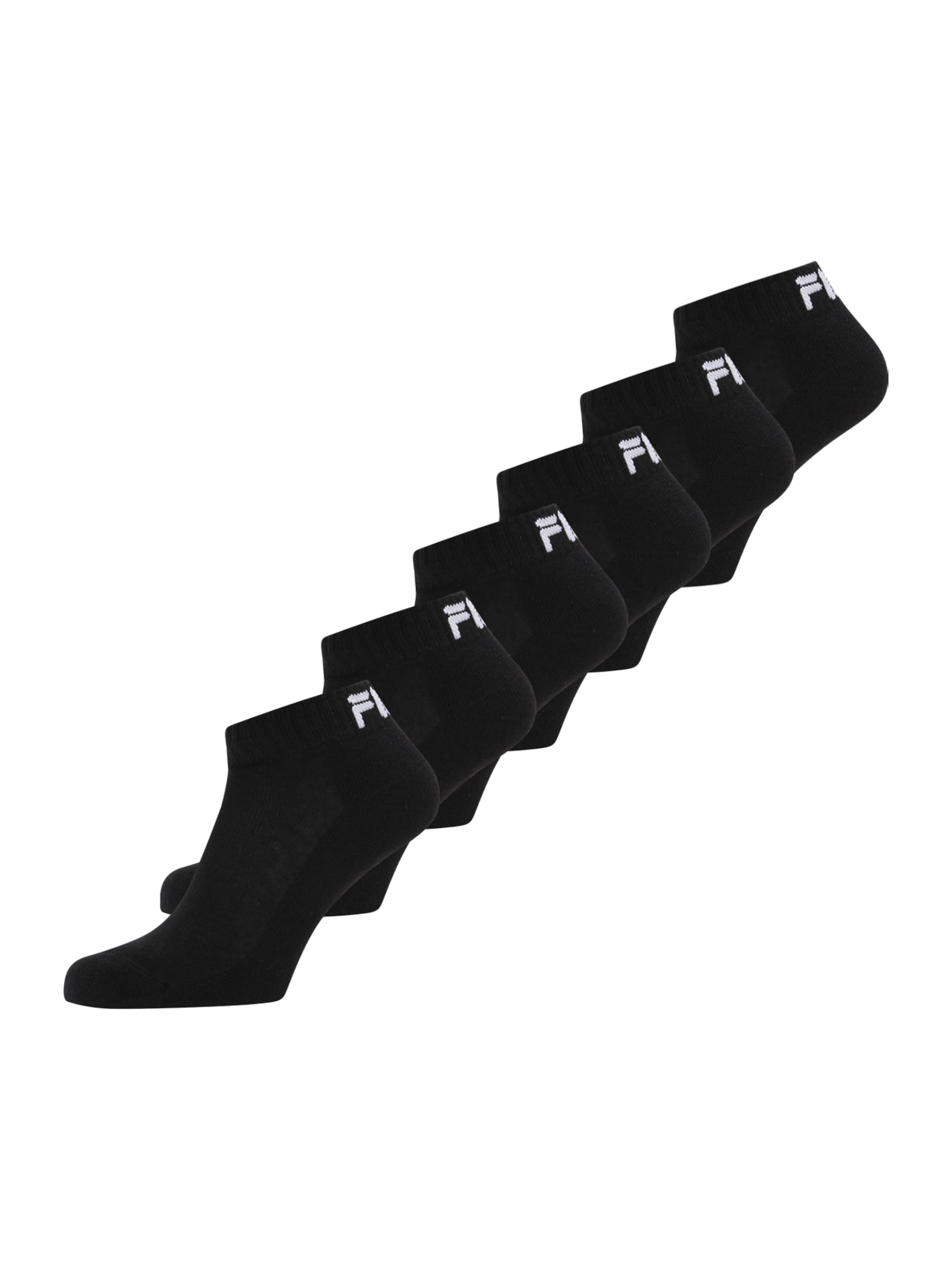 FILA Къси чорапи в черно: отпред