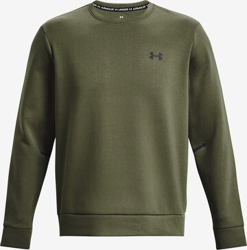 UNDER ARMOUR Athletic Sweatshirt in Green: front