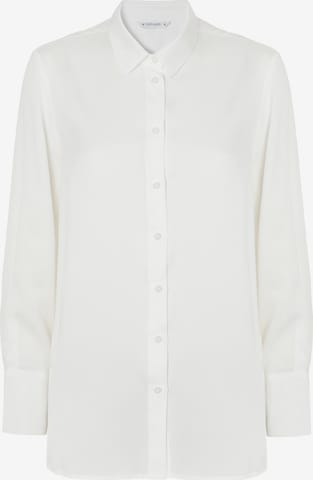 Chemisier TATUUM en blanc : devant
