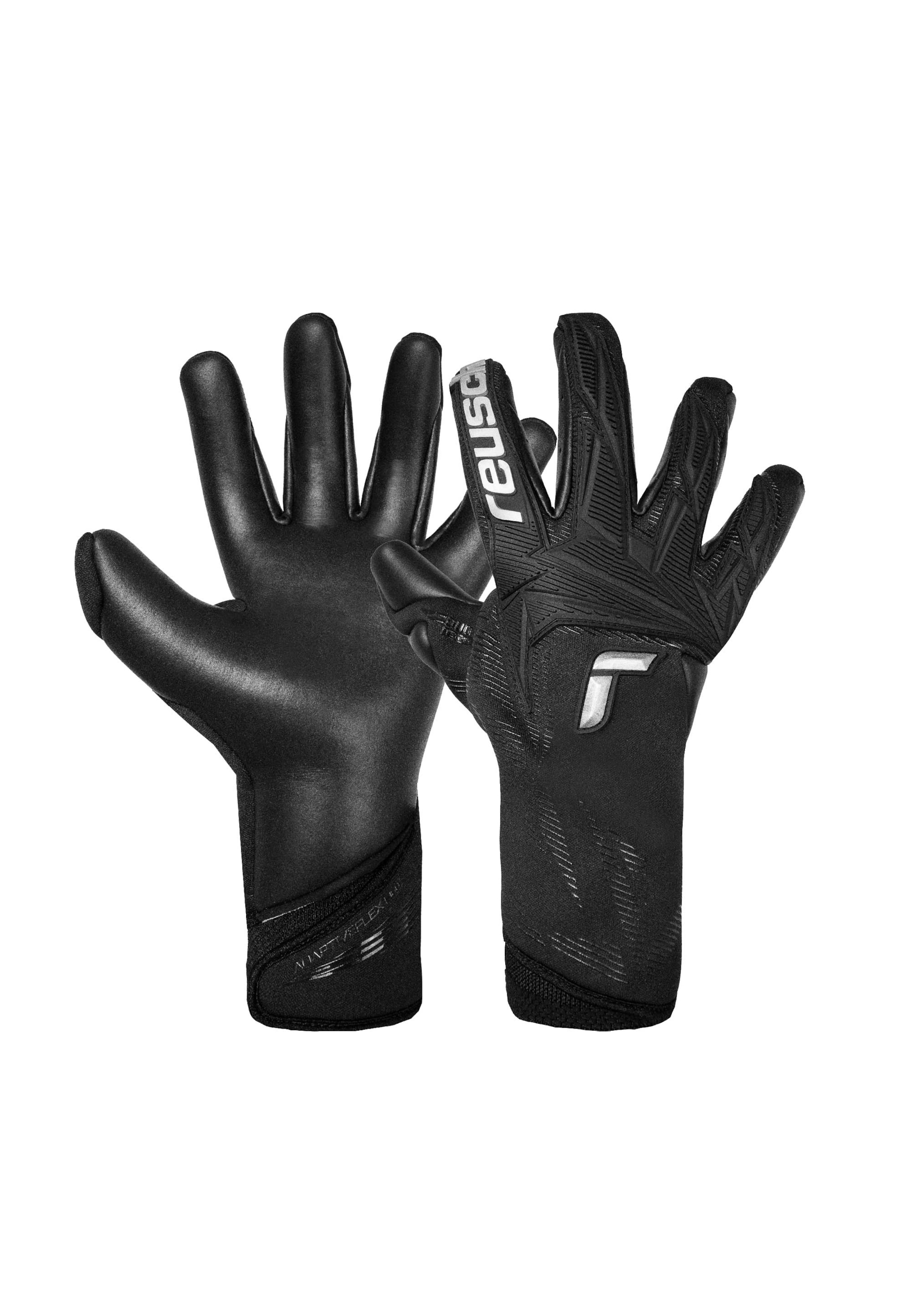 REUSCH Sports gloves 'Attrakt Duo Strapless' in Black: front