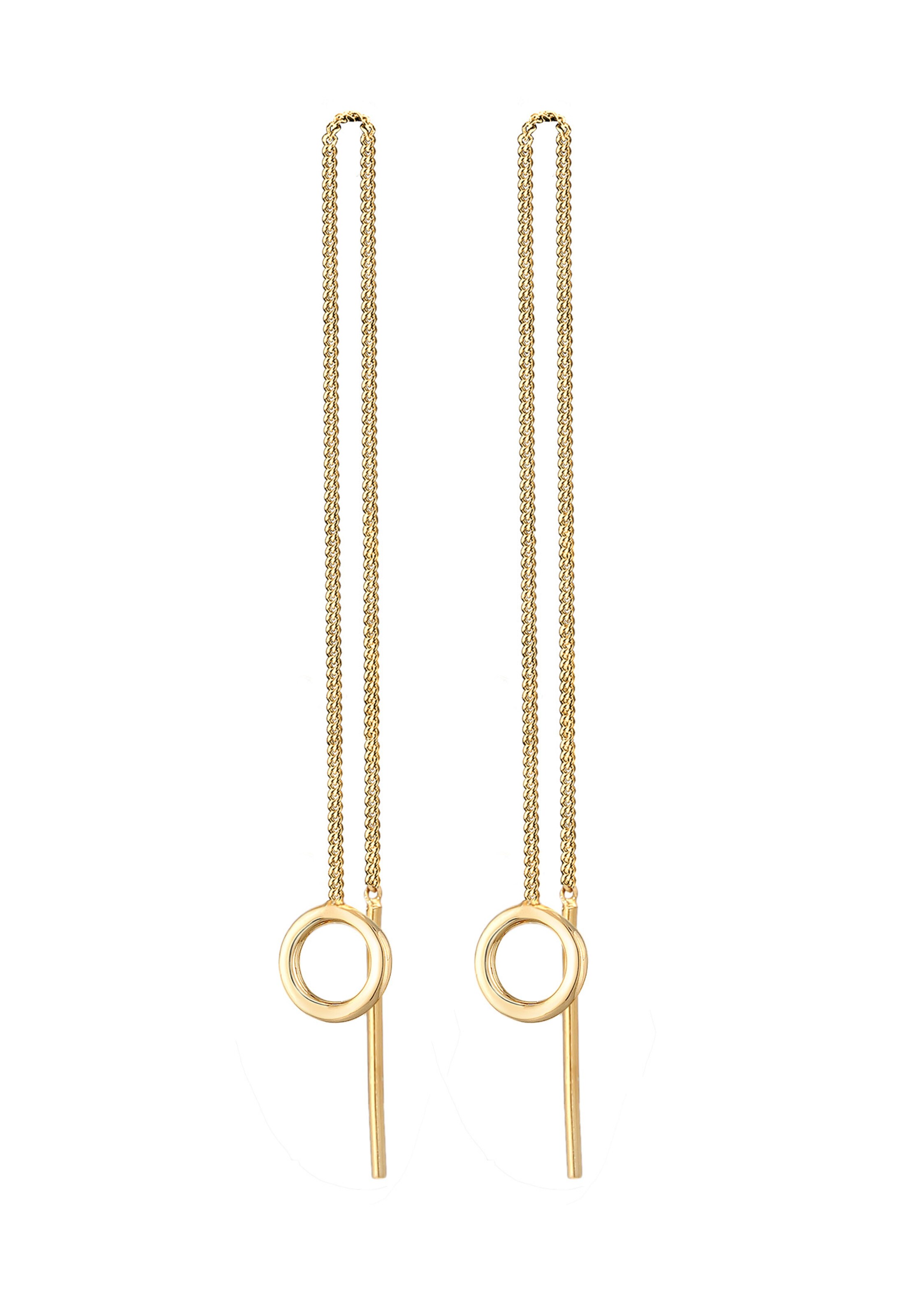 Boucles d'oreilles 'Kreis' ELLI en or : devant