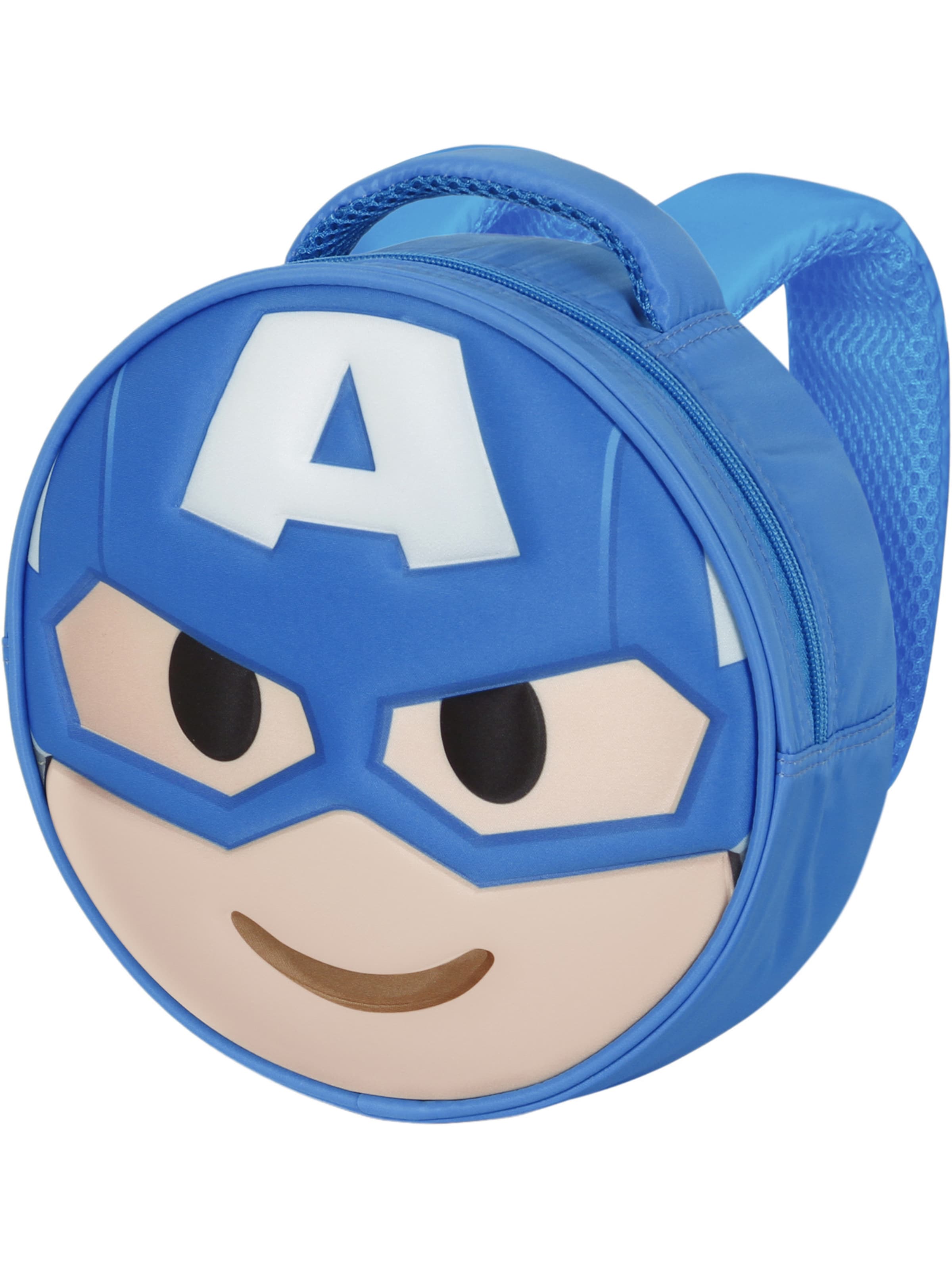 marvel Backpack 'Captain America Send-Emoji' in Blue