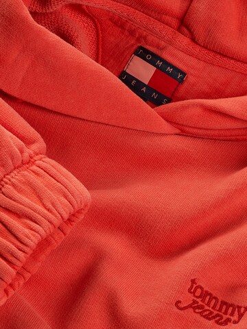 Tommy Jeans Суичър в оранжево