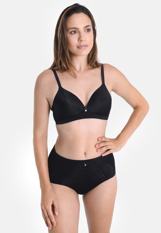 sassa Triangle Bra 'Sensual Beauty' in Black: front