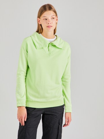 Sweat-shirt Soccx en vert : devant