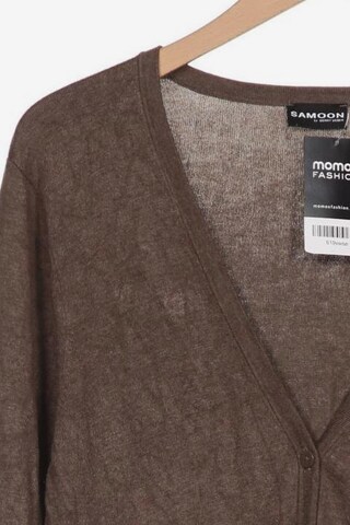 SAMOON Sweater & Cardigan in XXXL in Brown
