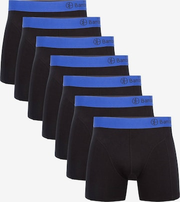 Bamboo basics Boxer shorts in Black: front