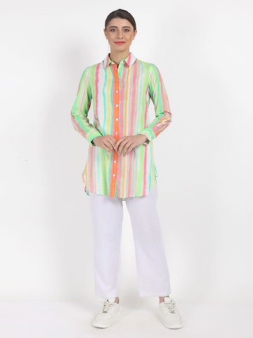 VICCI Germany Hemdbluse in schönem Farbmix in Mischfarben: Vorderseite