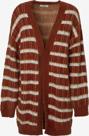 Cardigan Influencer en rouge : devant