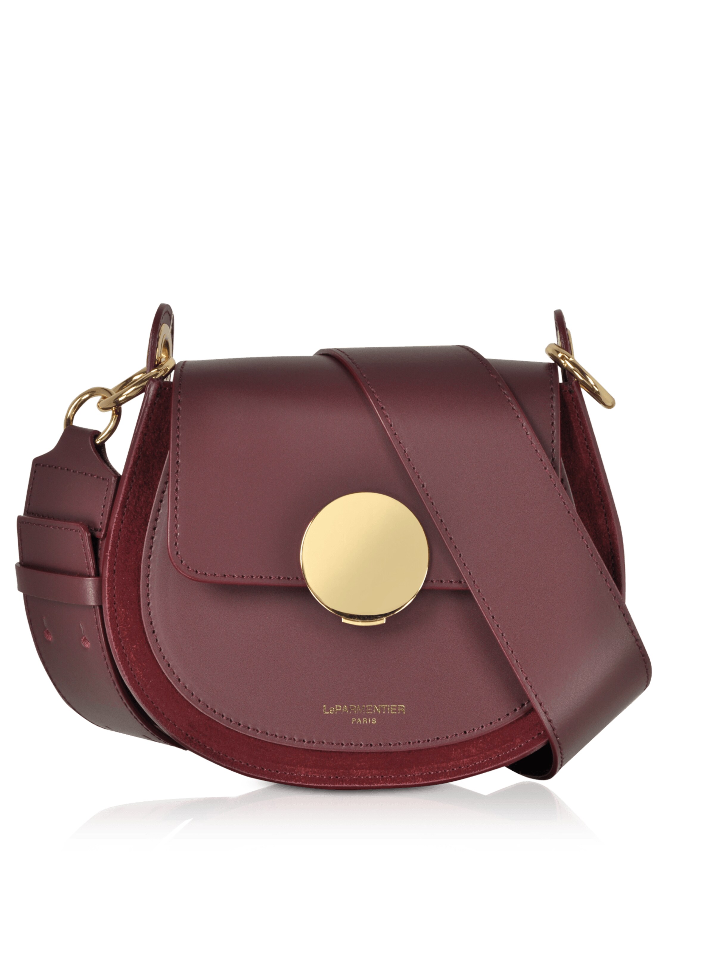 LeParmentier Handtas 'Yucca' in Rood: voorkant