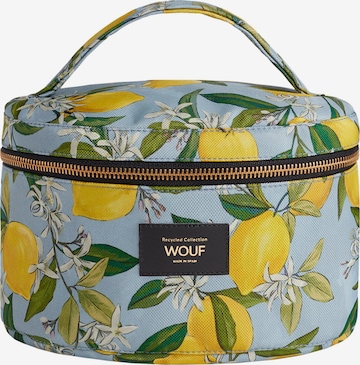 Wouf Toiletry Bag in Blue: front