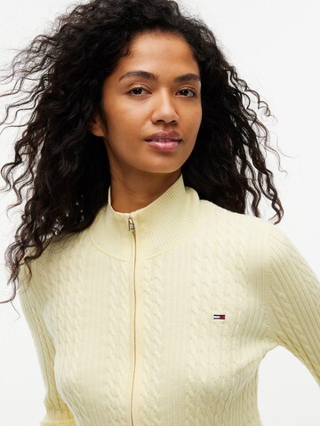 Tommy Jeans Strickjacke in Gelb