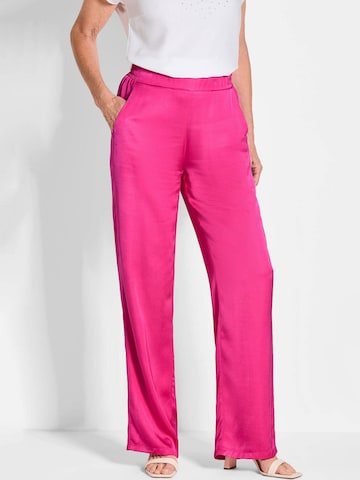 Loosefit Pantalon 'Vera' Goldner en rose : devant
