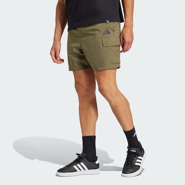 regular Pantaloni sportivi 'Essentials' di ADIDAS SPORTSWEAR in verde: frontale