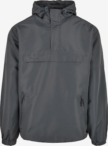 Brandit Between-Season Jacket in Grey: front