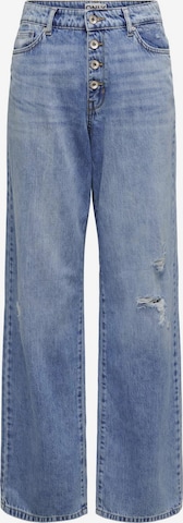 Only Petite Wide leg Jeans 'MOLLY' i blå: framsida