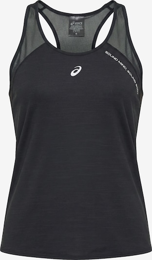 ASICS Sportski top 'ROAD' veličine XS u crna / bijela, Pregled proizvoda