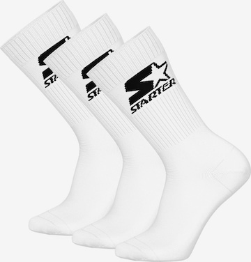Starter Socks in White: front