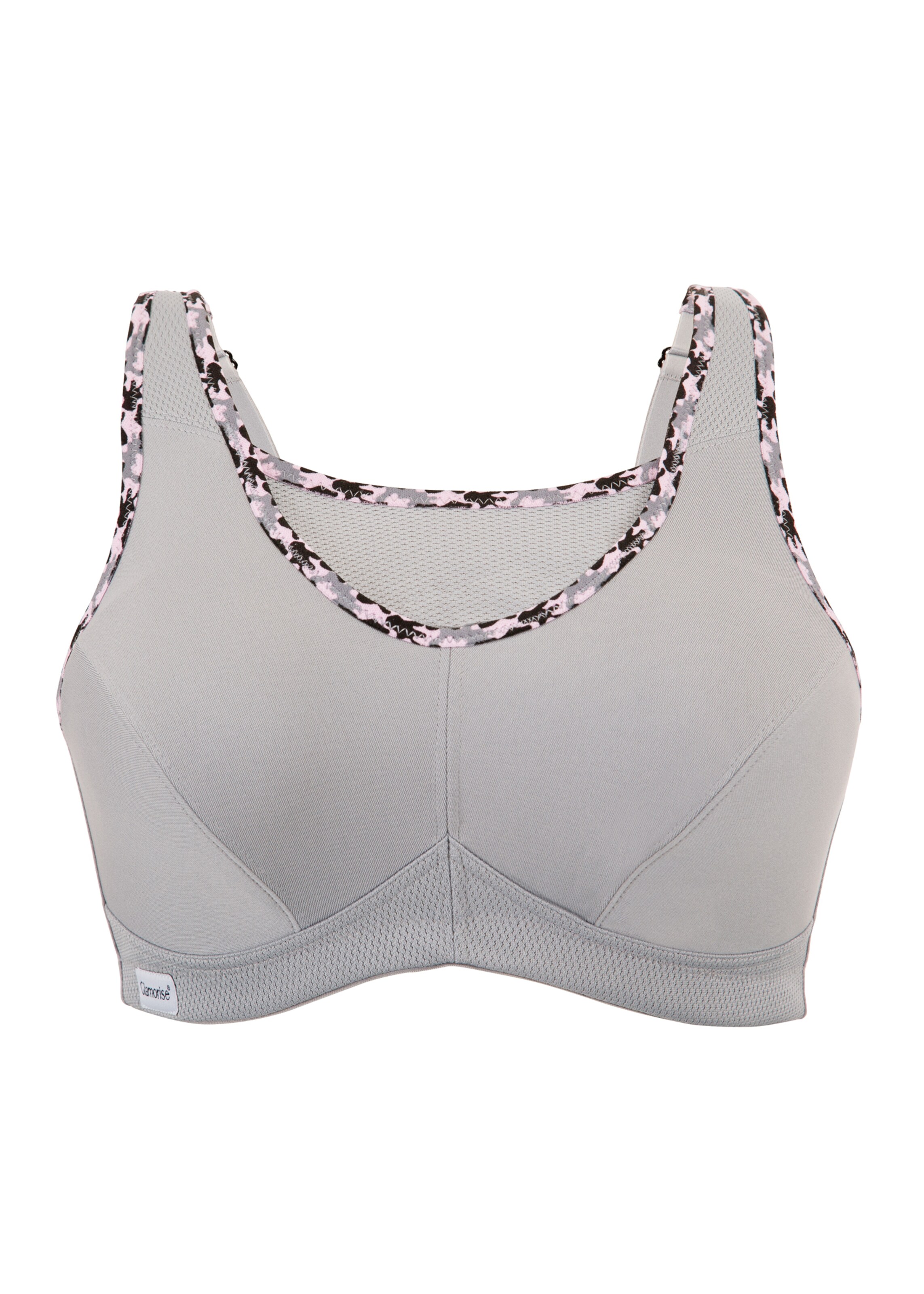GLAMORISE Bustier BH in Grau: Vorderseite