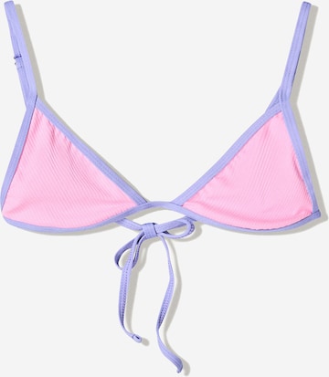 Bershka Kolmio Bikinitoppi värissä vaaleanpunainen: etupuoli