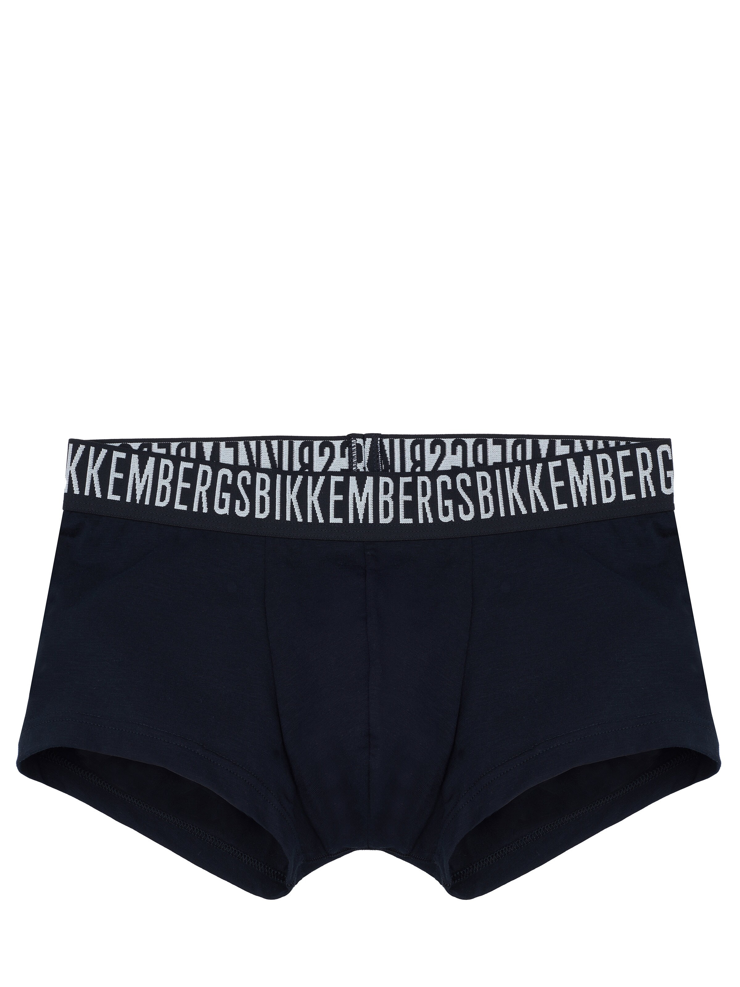 BIKKEMBERGS - Boxers 'Bikkembergs Underwear' em preto: frente
