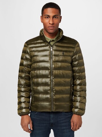 Polo Ralph Lauren Between-Season Jacket 'TERRA' in Green: front