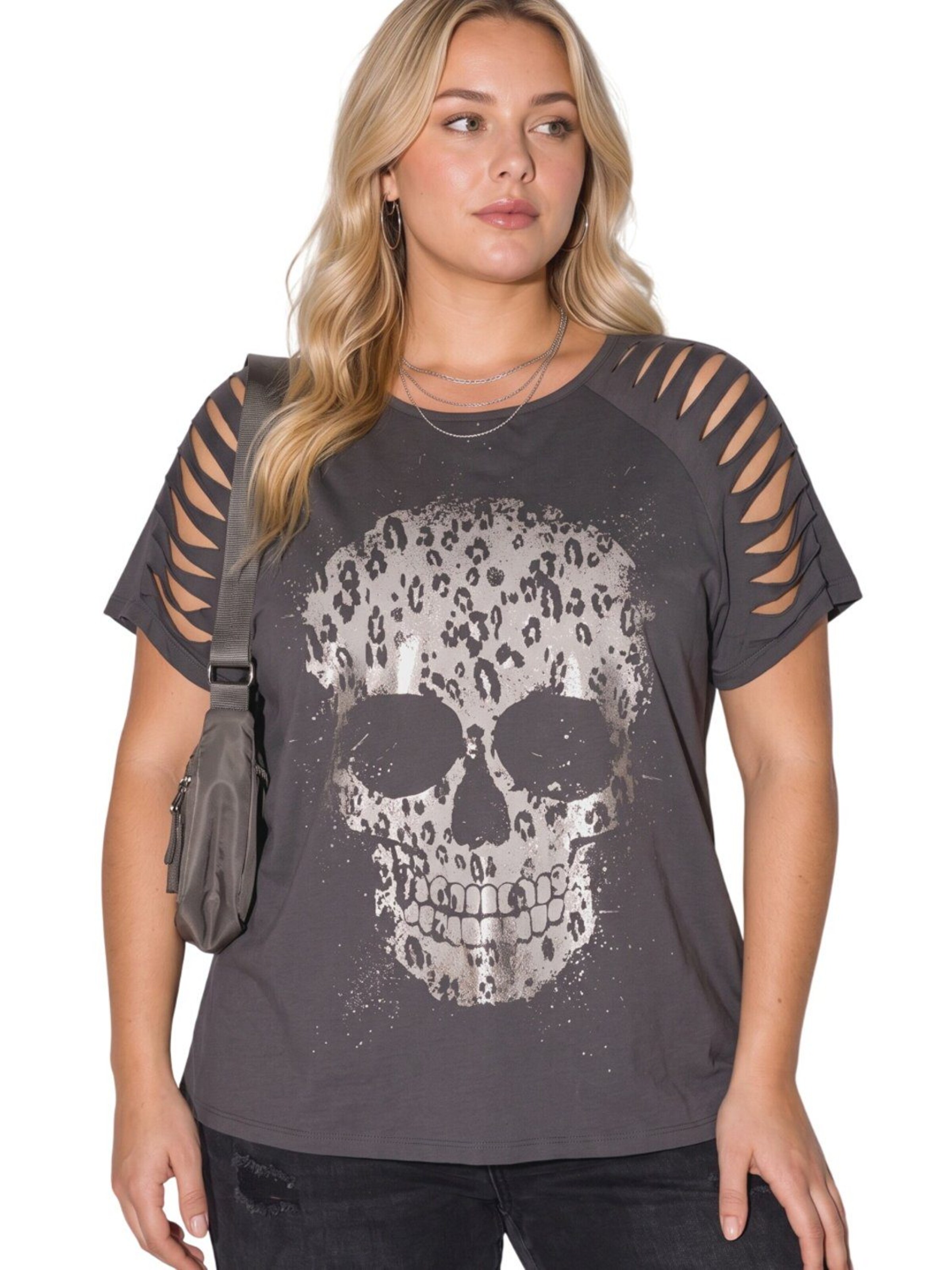 Shape Of You Shirt in Grijs