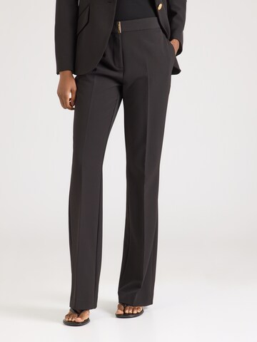GUESS by Marciano Regular Trousers with creases 'JASMINE' in Black: front