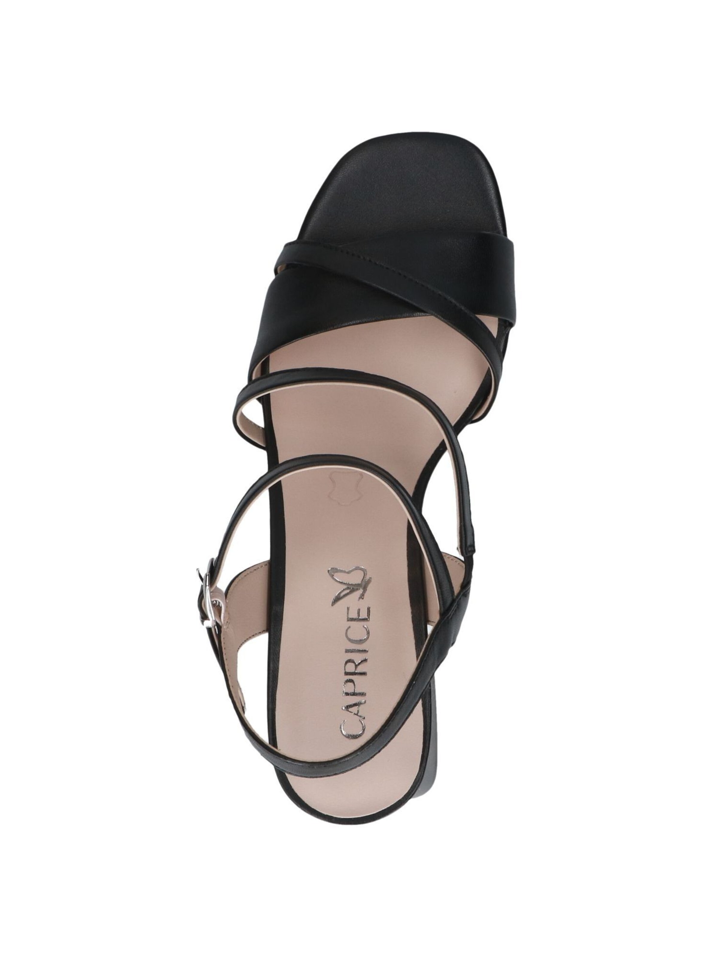 CAPRICE Strap Sandals in Black