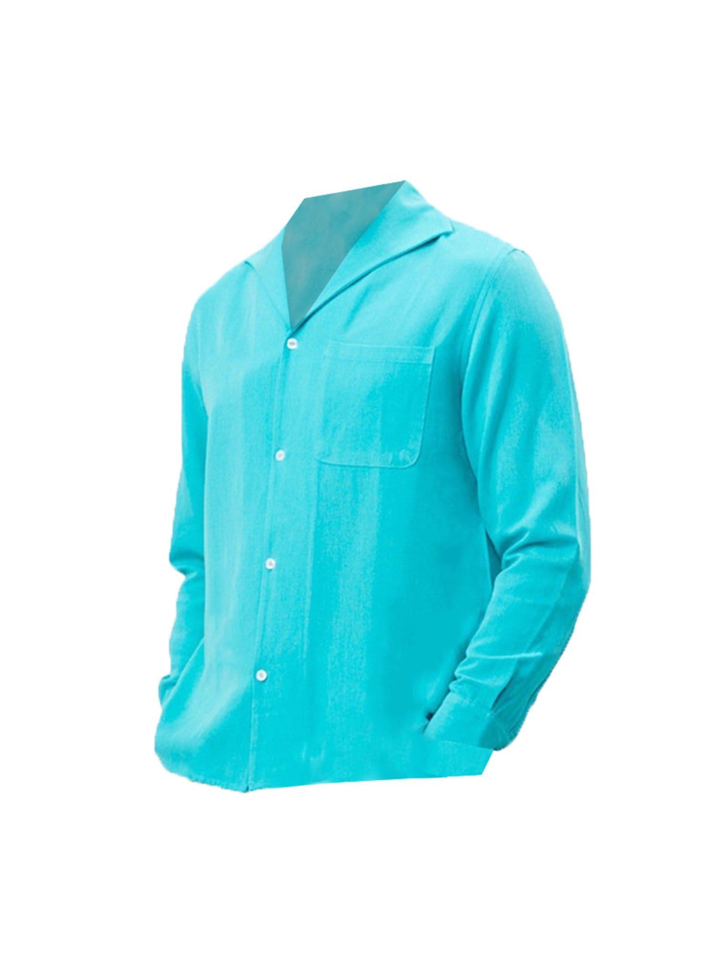 Antioch - Camisa em azul: frente