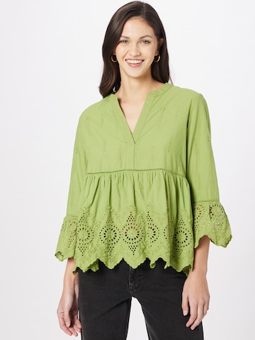 Camicia da donna di Emily Van Den Bergh in verde: frontale