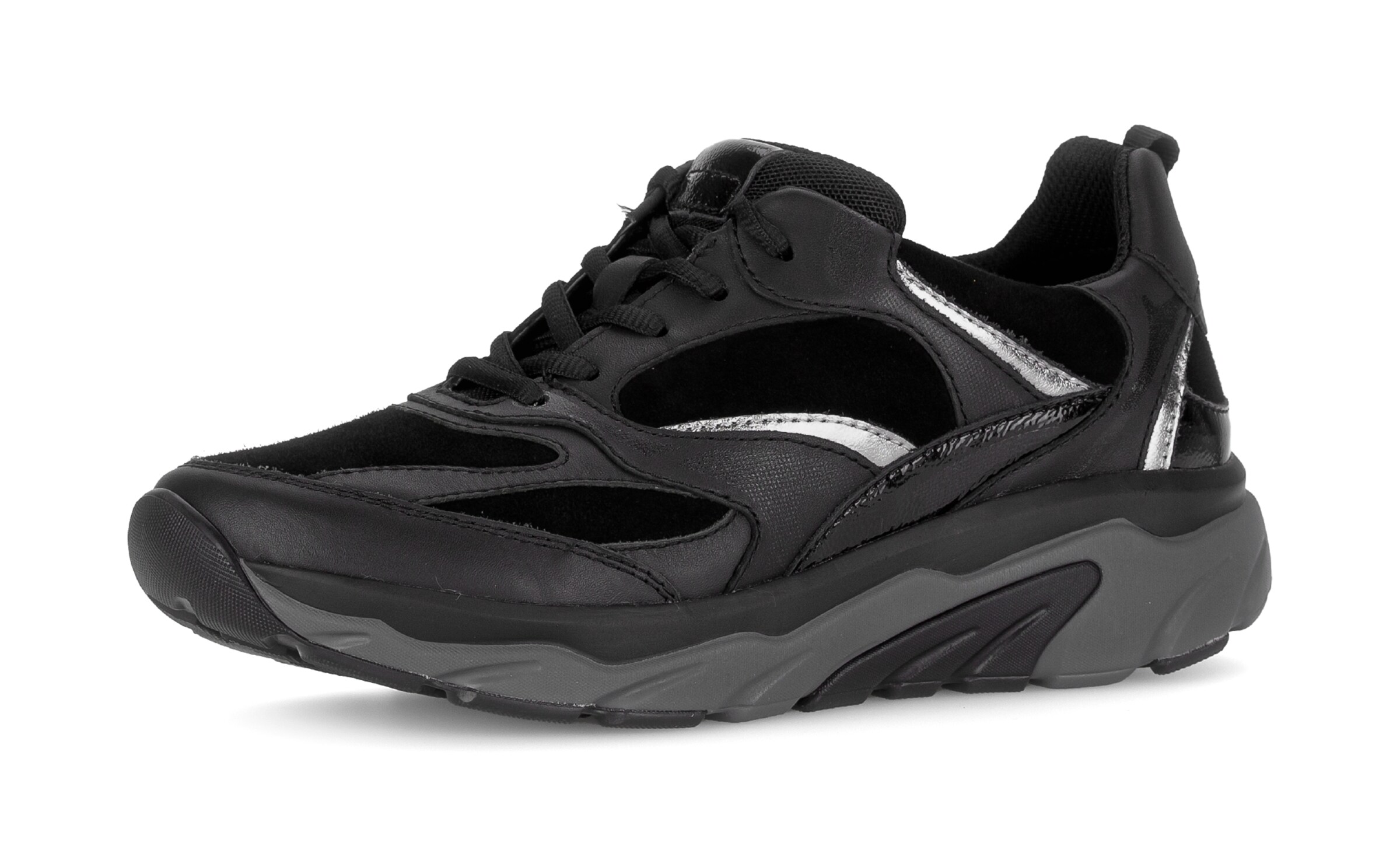 Gabor Rollingsoft Sneaker in Schwarz: Vorderseite