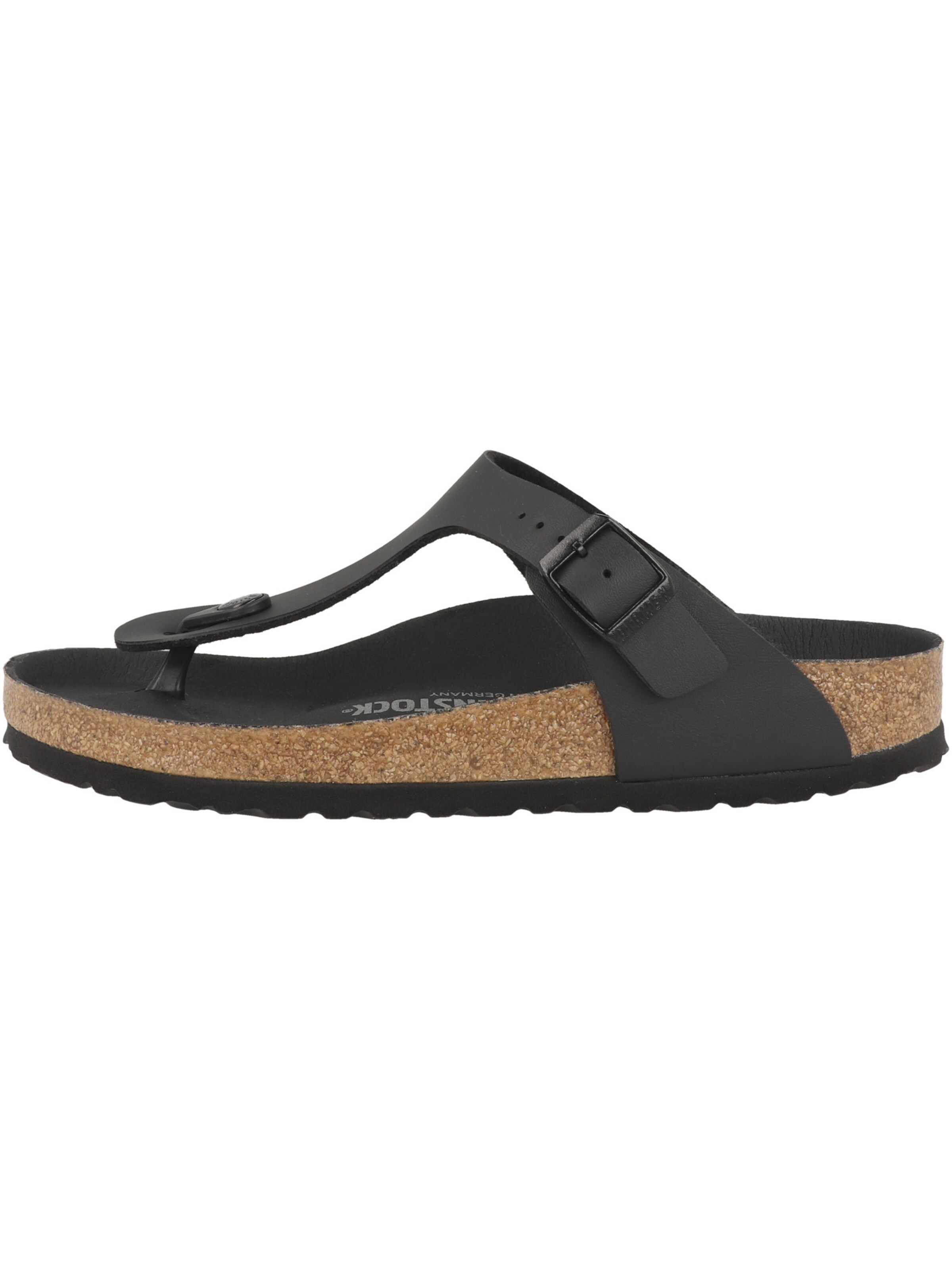 Infradito ' Gizeh ' di BIRKENSTOCK in nero: frontale