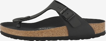 BIRKENSTOCK Teenslipper ' Gizeh ' in Zwart: voorkant