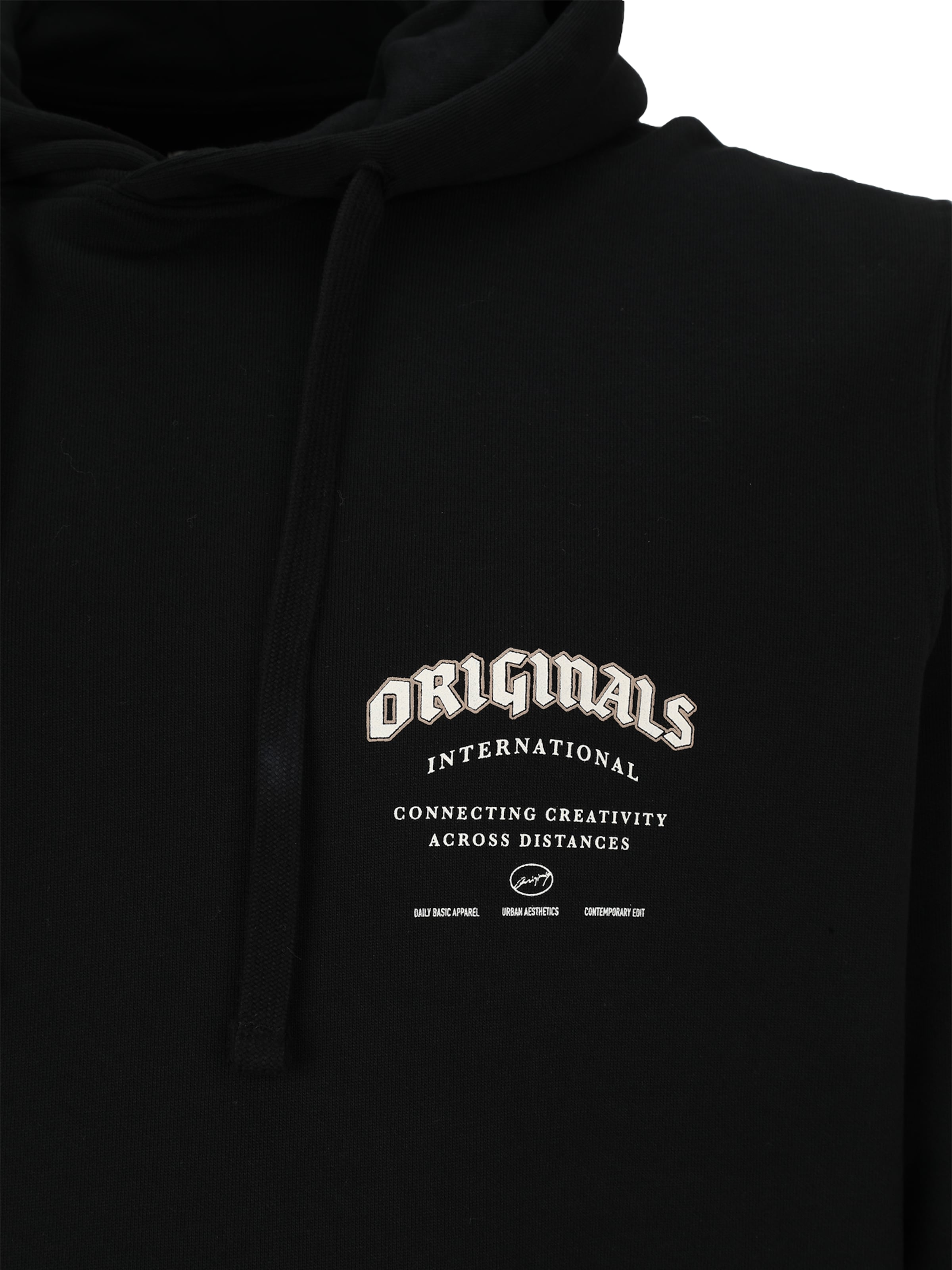 Jack & Jones Plus Sweatshirt 'JJJORMEADOWS' in Black