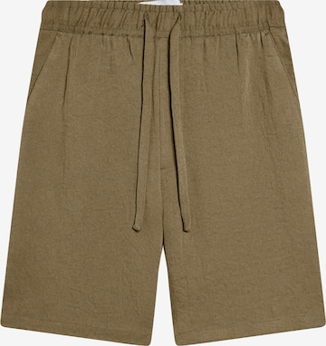 Pantalon Bershka en vert : devant