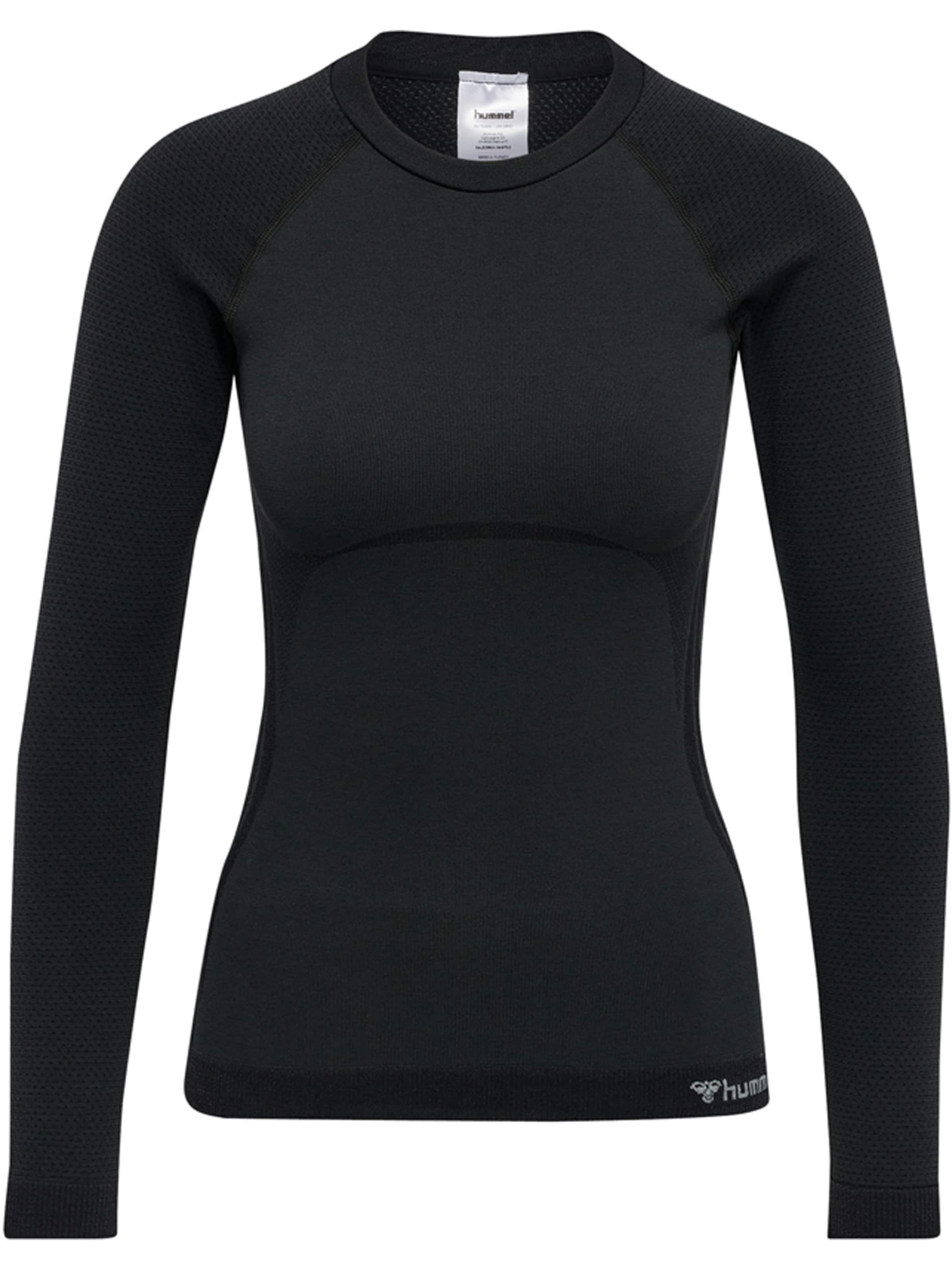 Hummel Funktionsbluse i sort: forside