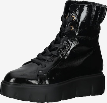 Högl Lace-Up Ankle Boots in Black: front