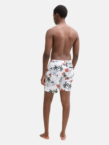 Pantaloncini da bagno di TOM TAILOR DENIM in bianco