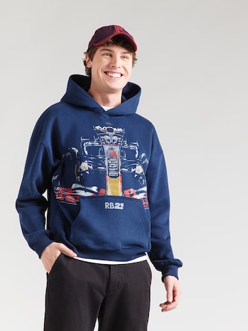 HOLLISTER Majica 'REDBULL' | modra barva: sprednja stran